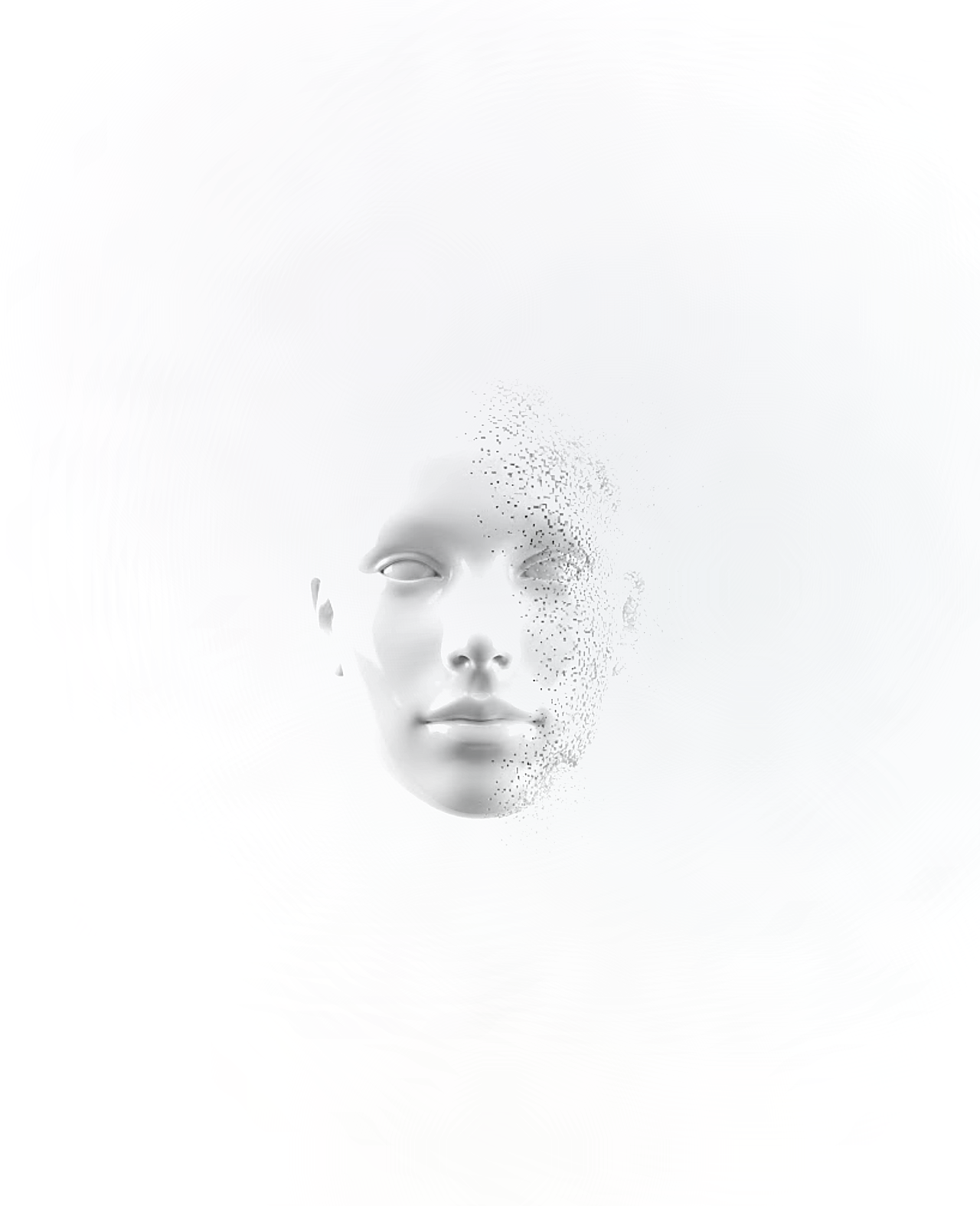 Digital metamorphosis sculpture